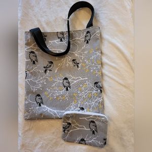 Cotton bird tote set